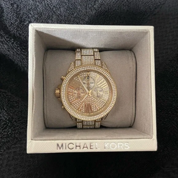 Michael Kors gold watch. Worn only twice. Excellent condition. MICHAEL Michael Kors | Accessories | Michael Kors Mens Watch  main image 3